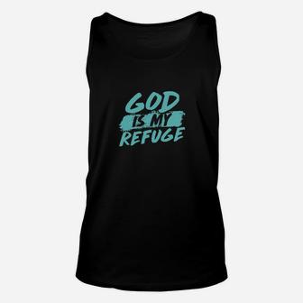 God Is My Refuge Unisex Tank Top - Monsterry AU