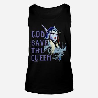 God Save The Queen Unisex Tank Top - Monsterry UK