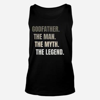 Godfather The Myth The Legend Unisex Tank Top | Crazezy AU