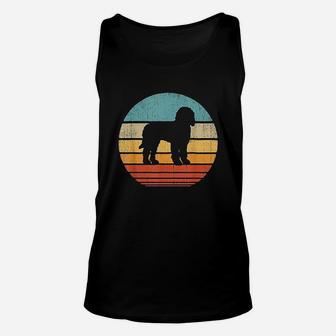 Goldendoodle Vintage Silhouette 60S 70S Retro Gift Dog Lover Unisex Tank Top | Crazezy CA