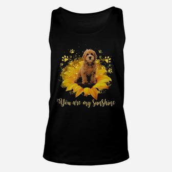 Goldendoodle You Are My Sunshine Unisex Tank Top - Monsterry AU