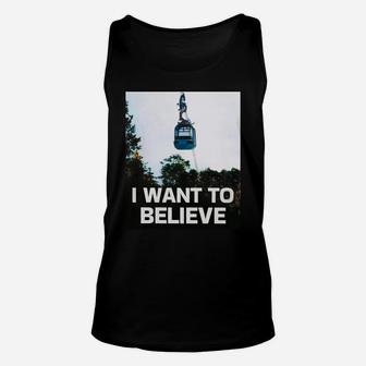 Gondola 'I Want To Believe' Sweatshirt Unisex Tank Top | Crazezy CA