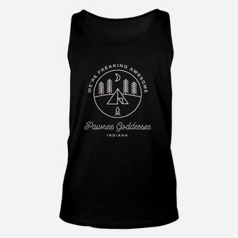 Good Clothes Co Pawnee Goddesses Parks And Rec Unisex Tank Top | Crazezy UK