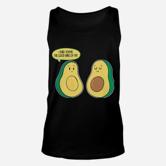 Good Kind Of Plant Based Fat - Funny Avocado Lover & Vegan Unisex Tank Top | Crazezy AU