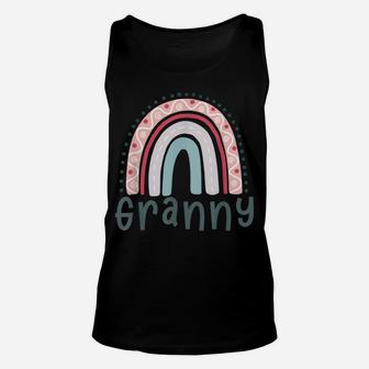 Granny Design Funny Gift Water Color Boho Rainbow Unisex Tank Top | Crazezy