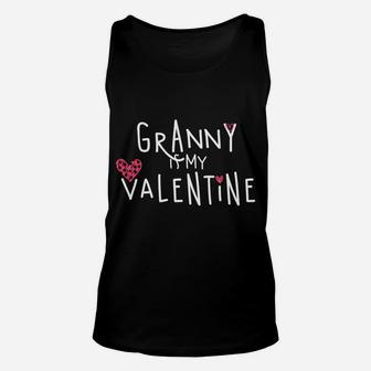 Granny Is My Valentine Funny Valentine Gift Unisex Tank Top - Thegiftio UK