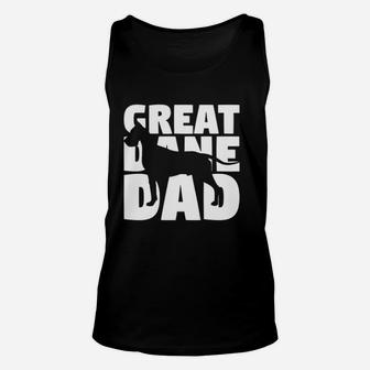 Great Dane Dad Dog Father Great Dane Unisex Tank Top | Crazezy
