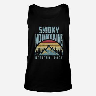Great Smoky Mountains National Park Tennessee Retro Unisex Tank Top | Crazezy AU