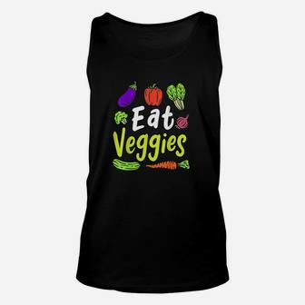 Green Grocer Vegan Vegetables Vegetarian Eat Veggies Gift Unisex Tank Top | Crazezy