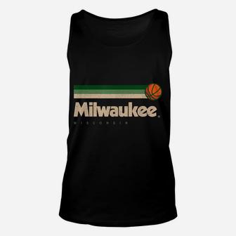 Green Milwaukee Basketball B-Ball Wisconsin Retro Milwaukee Unisex Tank Top | Crazezy CA
