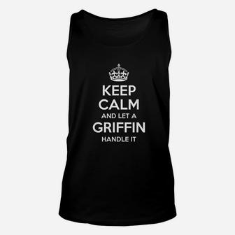 Griffin Funny Surname Family Tree Birthday Reunion Gift Idea Unisex Tank Top | Crazezy UK