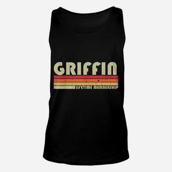 Griffin Surname Funny Retro Vintage 80S 90S Birthday Reunion Unisex Tank Top | Crazezy DE