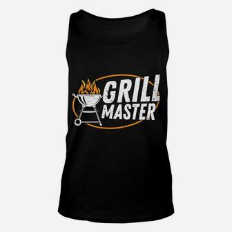 Grill Fans Funny Grill Master Griller Bbq Saying Retro Unisex Tank Top | Crazezy DE