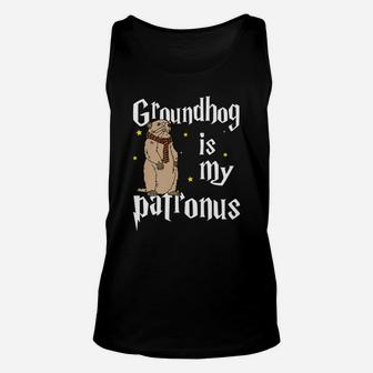 Groundhog Is My Patronus Groundhog Day Unisex Tank Top - Thegiftio