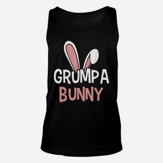 Grumpa Bunny Matching Family Grandpa Easter Day Unisex Tank Top | Crazezy UK