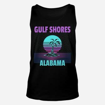 Gulf Shores Vacation - Cool Palm Tree Unisex Tank Top | Crazezy AU
