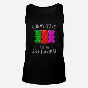 Gummy Bears Are My Spirit Animal Unisex Tank Top | Crazezy