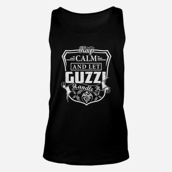 Guzzi Last Name, Surname Tshirt Unisex Tank Top - Thegiftio UK