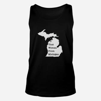Gydiagarden I Stand With That Woman From Michigan Unisex Tank Top - Thegiftio UK