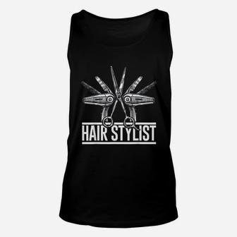 Hair Stylist Unisex Tank Top | Crazezy