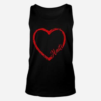 Haiti Flag Caribbean Pride Vacation Unisex Tank Top - Thegiftio UK