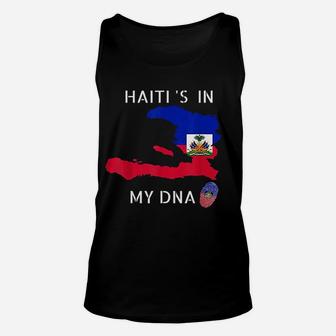 Haiti Is In My Dna Haitian Flag Day Pride Haiti Unisex Tank Top - Thegiftio UK