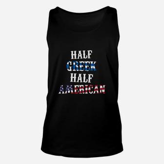 Half Greek Half American Unisex Tank Top - Thegiftio UK