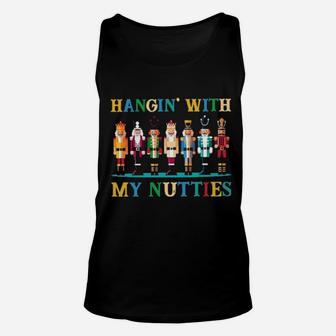 Hanging Out With My Nutties Unisex Tank Top - Monsterry