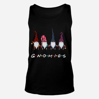 Hanging With My Gnomies Gnome Friend Christmas Lovers Sweatshirt Unisex Tank Top | Crazezy