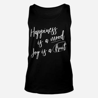 Happiness Is A Mood Unisex Tank Top - Monsterry UK
