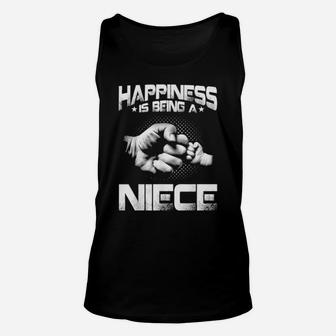 Happiness Is Being A Niece Unisex Tank Top - Monsterry