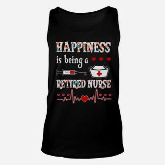 Happiness Is Being A Nurse Unisex Tank Top - Monsterry UK