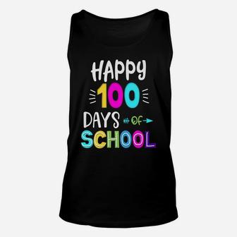 Happy 100 Days Of School Pre-K 1St Grade Teacher Outfit Unisex Tank Top | Crazezy