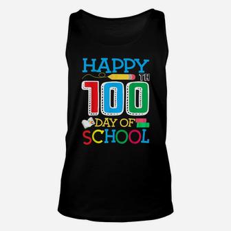 Happy 100Th Day Of School Gift For Teachers & Students Unisex Tank Top | Crazezy AU