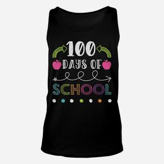 Happy 100Th Day Of School Shirt For Teacher Or Child Unisex Tank Top | Crazezy AU