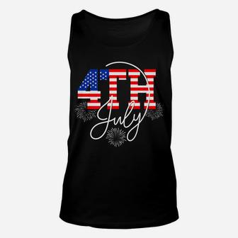 Happy 4Th Of July Great Family Gift American Flag Unisex Tank Top | Crazezy DE