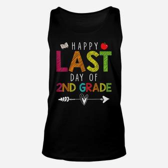 Happy Last Day Of 2Nd Grade Funny Gift Teacher Students Unisex Tank Top | Crazezy