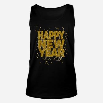 Happy New Year Nye Party - Funny New Years Eve Confetti Unisex Tank Top | Crazezy AU