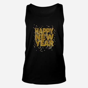Happy New Year Nye Party Funny New Years Eve Confetti Unisex Tank Top | Crazezy AU