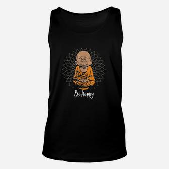 Happy Zen Little Baby Buddha Unisex Tank Top | Crazezy AU