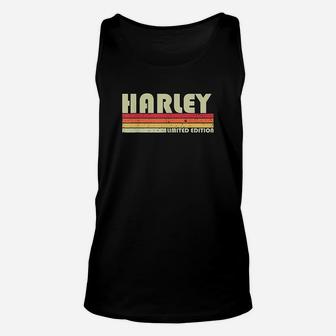 Harley Gift Name Personalized Funny Retro Vintage Birthday Unisex Tank Top | Crazezy UK