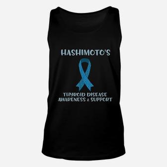 Hashimotos Thyroid Disease Awareness Unisex Tank Top | Crazezy