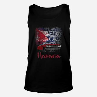 Havana Cuban Flag Unisex Tank Top | Crazezy UK