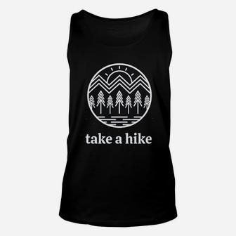 Hdlte Camping Women Take A Hike Unisex Tank Top | Crazezy