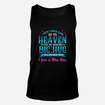 Heartache Grief Message For Husband Loss Christian Wife Unisex Tank Top - Monsterry