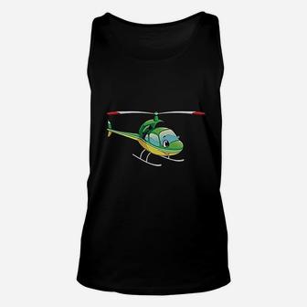 Helicopter Unisex Tank Top - Thegiftio UK