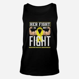 Her Fight Is My Fight Wife Daughter Awareness Unisex Tank Top | Crazezy CA