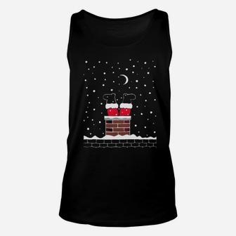 Here Comes Santa Unisex Tank Top - Monsterry CA
