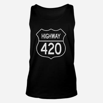 Highway 420 Unisex Tank Top | Crazezy