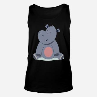 Hippos Are My Spirit Animal Design For Hippopotamus Lover Unisex Tank Top | Crazezy